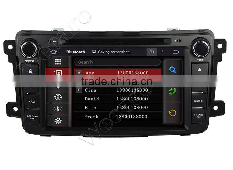 Wecaro in dash touch screen Android 4.4.4 car radio GPS multimedia dvd player car navigation system for mazda cx-9