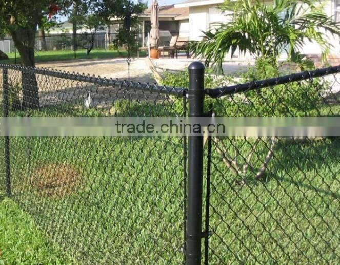 Used pvc coated chain link fence for sale