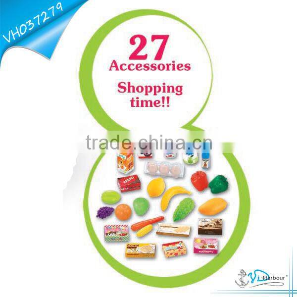 Super Market Kids Shopping Trolley Toy Play Set