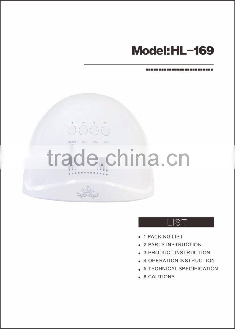 New Professional Sunshine light led nail lamp dryer with hand sensor