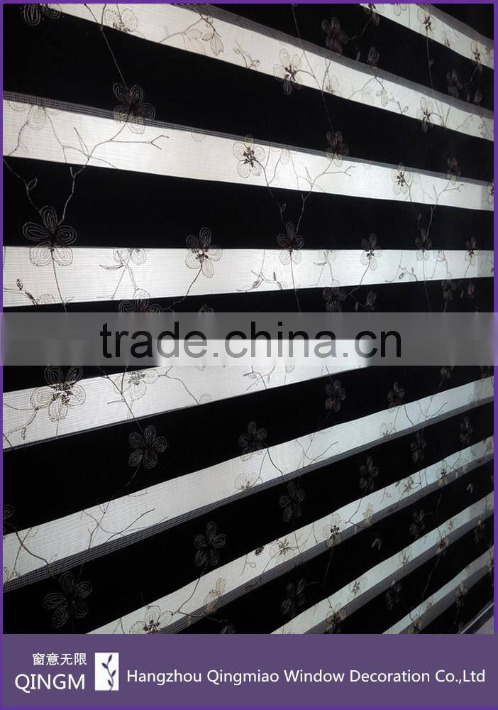 Embroider Fabric High-quality Finished Embroider Zebra Blind