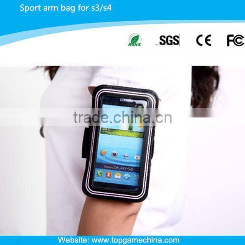 Neoprene+phone waterproof case for Samsung S3/S4 mobile phone arm bag