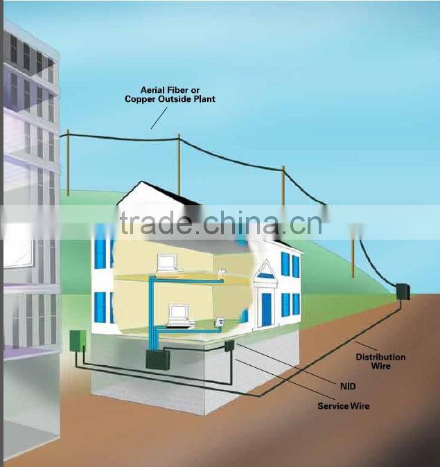5 pairs figure 8 aerial cable pure copper