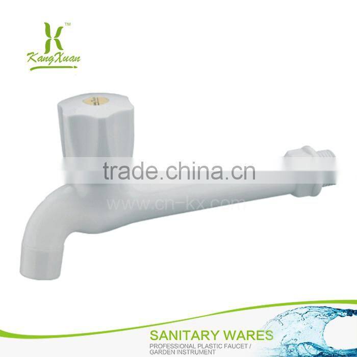 Construction Sanitary Plastic Garden Tap In Long Body Spout