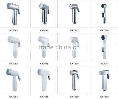 chrome plastic hand shower head