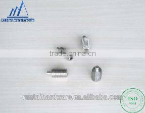 screws stainless steel set_screw with dog point din915 bed screw