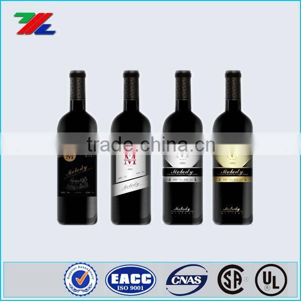 2016 Custom Wine Label Stickers, Private Wine Labels