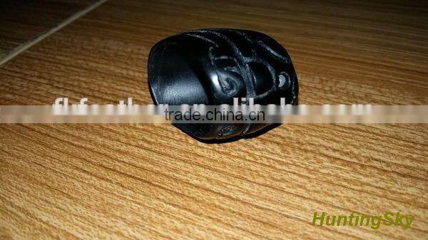 Traditional Handmade OX Horn FuHao Ring On The Thumb Customize Thumb Ring