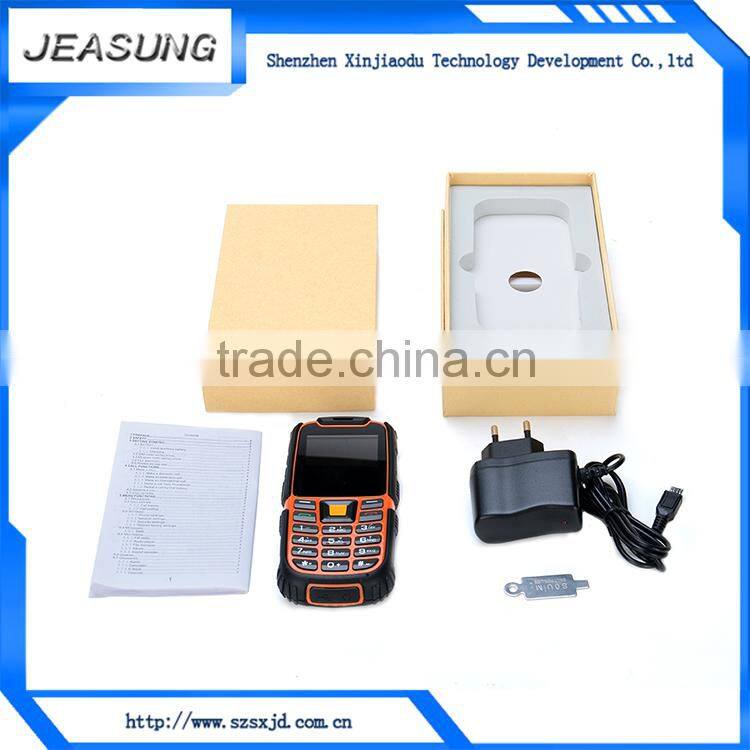 Mini rugged waterproof cell phone