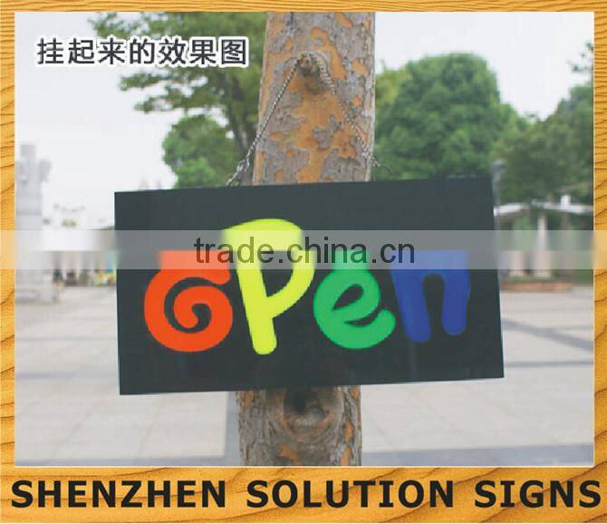 Hot selling high quality indoor open LED sign