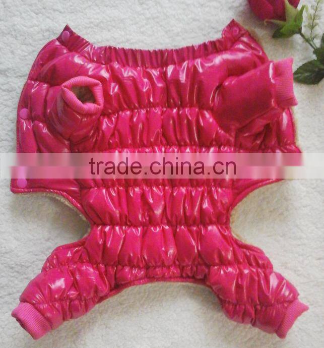 winter warm 100% polyester pet and dog outwear wholesale