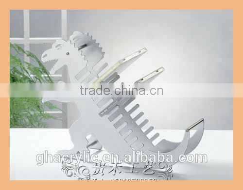 transparent color customized acrylic CD display rack for home furniture