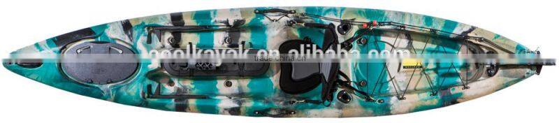 12 ft dace pro angler china cool kayak recreational fishing kayak with pedals