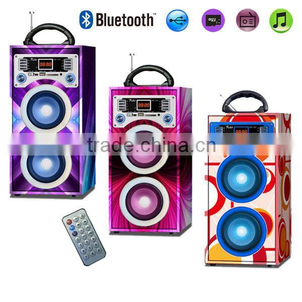 NT-WS001 wireless stereo wood bluetooth speaker