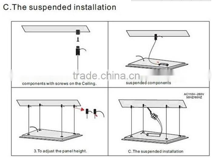 620x620mm Ultra thin LED Panel light with TUV certification 36W/40W/45W/48W/55W/60W available Germany led flat panel