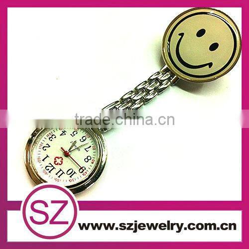 angle smile blue heart shape nurse fob watch for sale