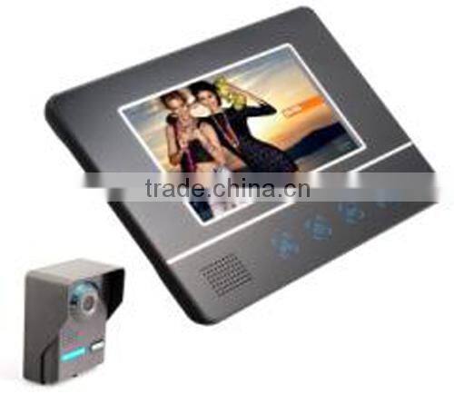 Good News! Hot Selling 7 Inch color video door phone, door phone video intercom unlock