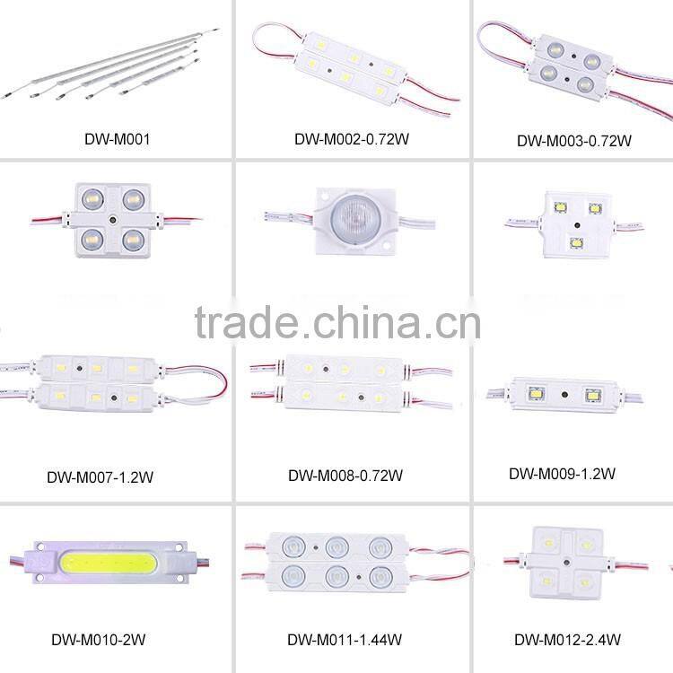 China Injection Molding Waterproof 4LEDs 5730 SMD Mini LED Module Decorative Light Lamp 12V