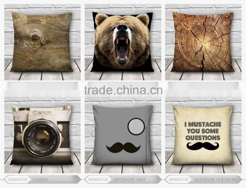 high quality fashion white kitty design 3d digital print pillowcases fullprint decorative throw pillow covers seat cushion Cover