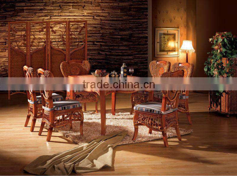 Fashionable Leisure Cane sofe table and chair set
