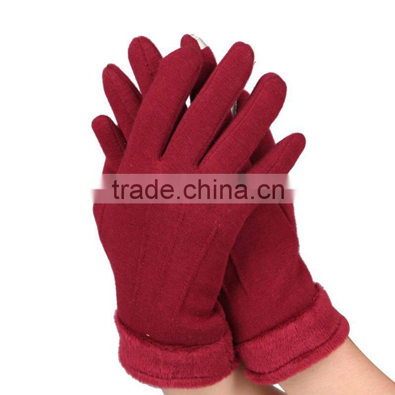 Winter warm lady IPAD IPHONE touch screen gloves