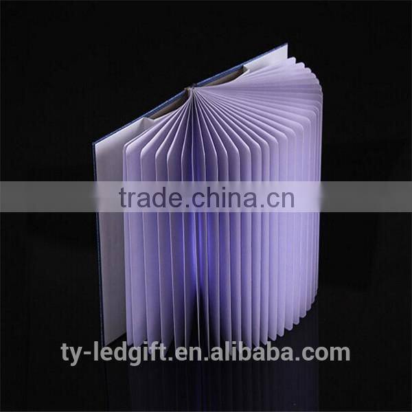 Factory direct sale products portable custom folding lamp book