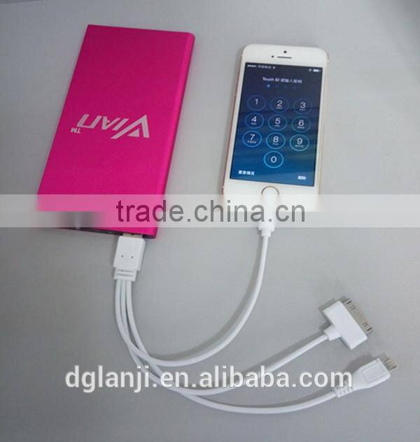 Hot New Product for 2015 Super Thin 12000mA Portable Power Bank