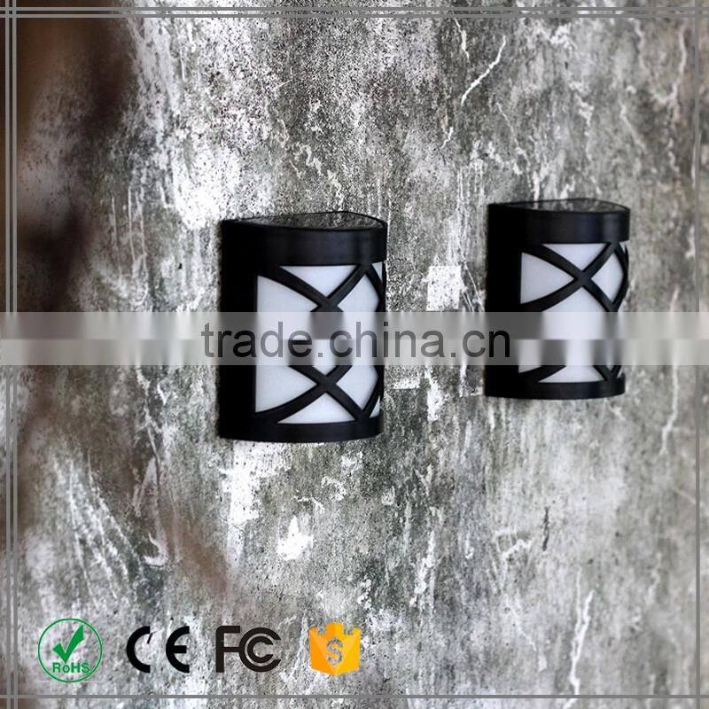 Solar Power Outdoor Garden Light LED Fence Wall bracket light fitting portable solar led light