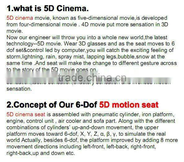 5D Cinema for Party