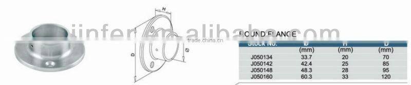 absturzsicherung gelander/Stainless steel Handrail Flange/handrail component/treppen gelander