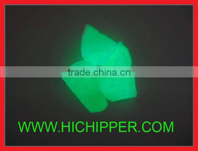 Glow in the dark glass aggregate for aquarium decoration