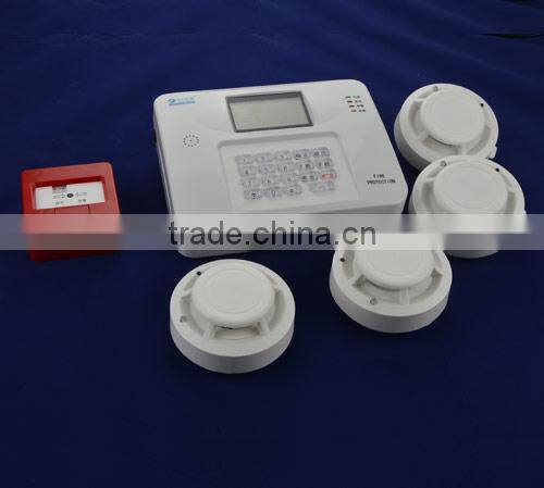 100-240V 50HZ GSM auto-dial calling addressables smart wireless fire alarm control panel BR-ZN-WG810
