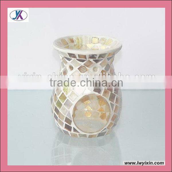 Mosaic tart burner/oil burner/tart warmer30/tealight with candle/candle holder