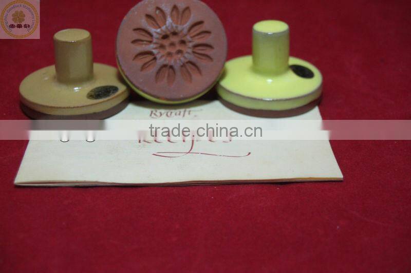 Popular Crystal rubber handle flash stamp