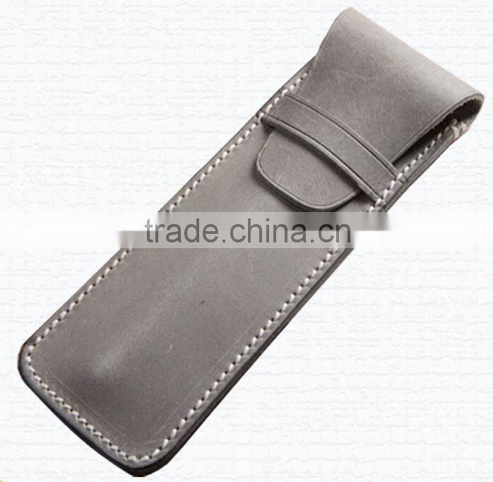 2016 leather pen pouch custom pen holder wholesale pencil case,custom pen bag