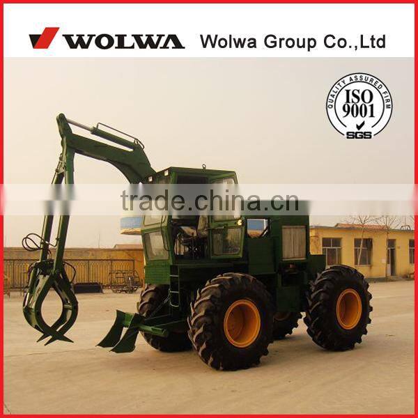 2015 HOT! 4*4 wheel hydraulic sugarcane loader excavator with grab for sale
