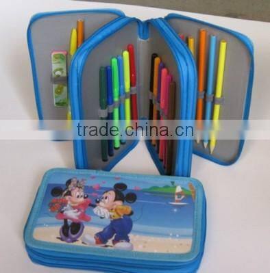 Canvas Zipper Pencil Bag