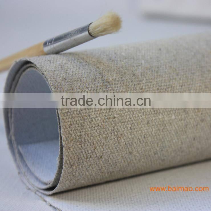 2015 new style wholesale linen art oil blank painting canvas