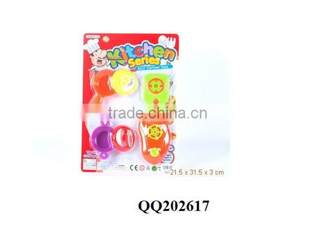 Plastic kids kitchen play set