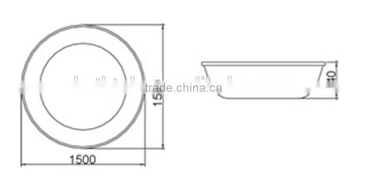 North American round drop in acrylic bathtub,classic indoor round spa bathtub,front skirted soaker tub