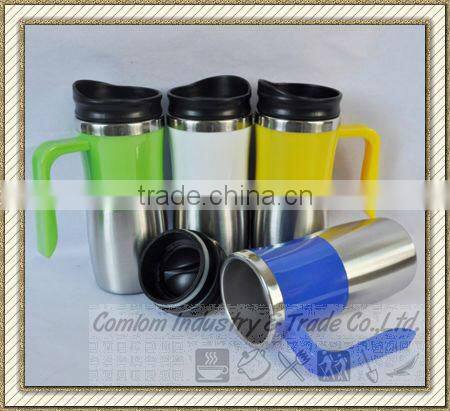 400ml insulated stainless steel travel mug / coffee mug