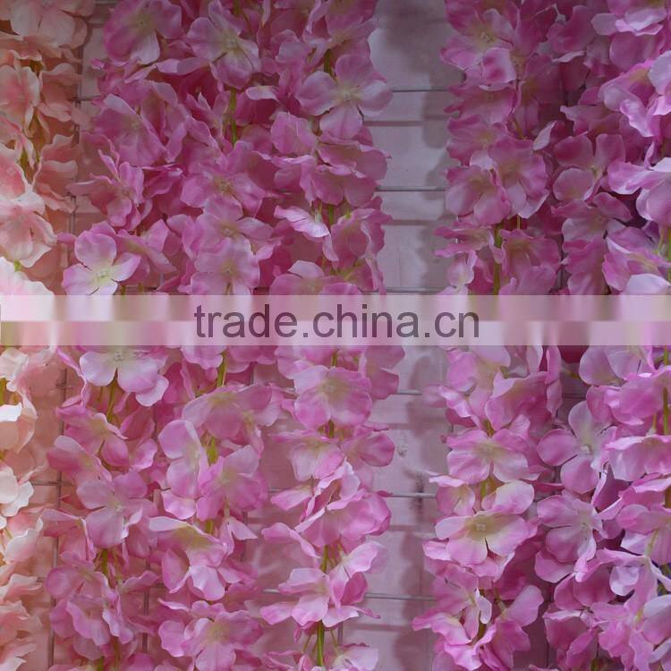 Wisteria Wedding Artificial Flower Wall Wholesale silk flower wall decoration