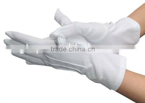 white nylon glove 007