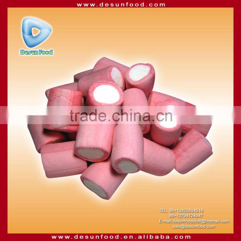 150g Black currant flavor big tube shape round marshmallow