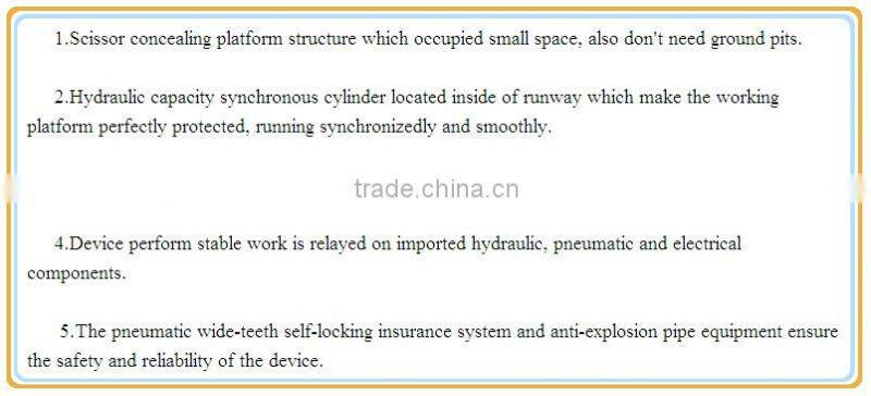 3.2T Two Cylinder Portable Mid Rise Scissor Lift