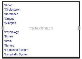 Hot!!! 2014 high tech touch screen 3d Nls Body Health Analyzer