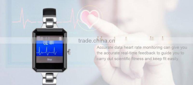 2016 NEW Fashion gemstone watch women watches Smart Watch Bluetooth Smartwatch for xiaomi Apple iphone Smartphone