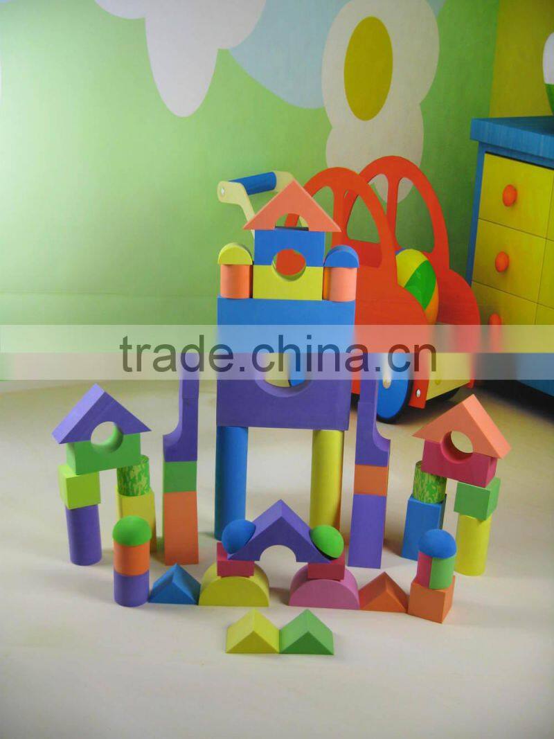 3D model eva foam building block toys for kids