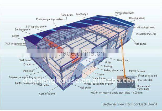 Stand Light Steel Building Shed no Wall
