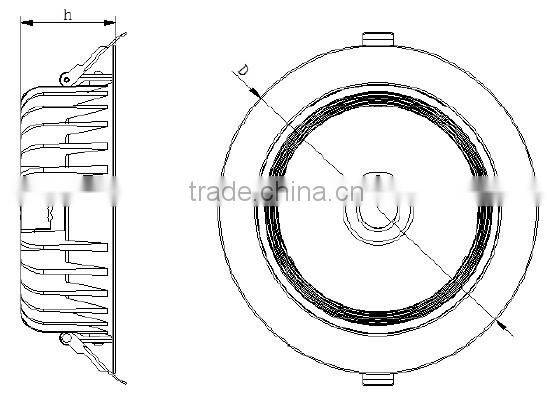 High Lumen 6inch 15W Smart LED Downlight